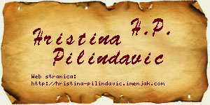 Hristina Pilindavić vizit kartica